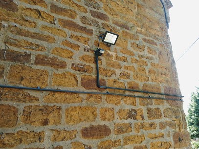 Outside lights deals with conduit entry