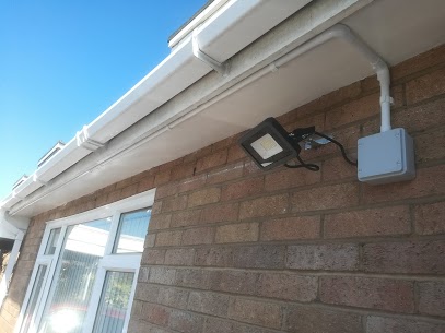 nice conduit outdoor light system fitted